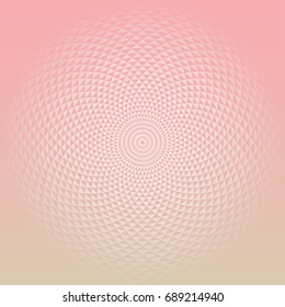 Color gradient background. Circular Fractal Geometric Design Template. Digital flower. Template for prints, covers, flyers, posters, placards and banner designs. Vector illustration. 