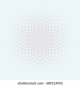 Color gradient background. Circular Fractal Geometric Design Template. Digital flower. Template for prints, covers, flyers, posters, placards and banner designs. Vector illustration. 