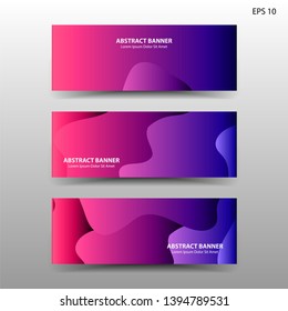 Color gradient background design. Abstract geometric background with liquid shapes. Cool background design for posters. Eps10 vector illustration. - Vector 