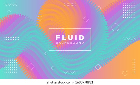 Diseño de fondo de degradado de color. Fondo geométrico abstracto con formas líquidas. Diseño de fondo de líquido frío para carteles. 