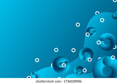 Color gradient background design. Abstract geometric background with liquid shapes. Cool background design for posters.vector illustration.