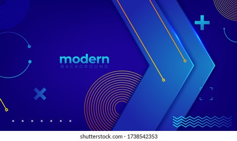 Hintergrundbild des Farbverlaufs. Abstrakter geometrischer Hintergrund. Vektor-Abbildung