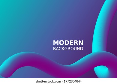 Color gradient background design. Abstract geometric background with liquid shapes. Cool background design for posters.vector illustration.