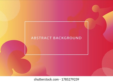 Color gradient background design. Abstract geometric background with liquid shapes. Cool background design for posters.