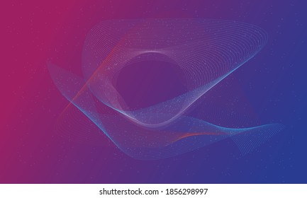 Color gradient background design. Abstract geometric background with wave shapes. Cool background design for posters. Eps10 vector illustration.