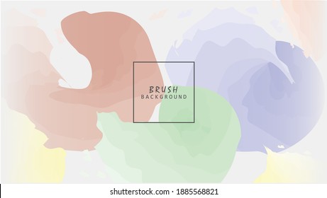 Color gradient background design. Abstract geometric background with liquid paint shapes. Cool background design for posters. Eps10 vector illustration.
