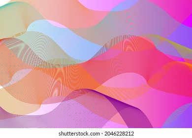 Color gradient background design. Abstract geometric background with liquid shapes. Cool background design for posters