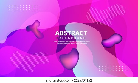 Diseño de fondo de degradado de color. Resumen de fondo geométrico con formas líquidas.  Vector Eps10