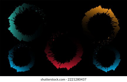 Color gradient background design. Abstract geometric background with liquid shapes. Cool background design. Eps10 vector illustration.