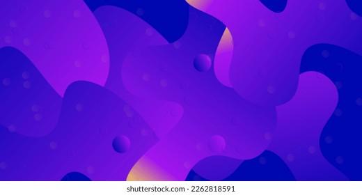 Color gradient background design. Abstract geometric background with liquid shapes. Cool background design for posters