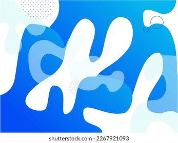 Diseño de fondo de degradado de color. Resumen de fondo geométrico con formas líquidas. Diseño de fondo frío para afiches. Ilustración vectorial Eps10.
