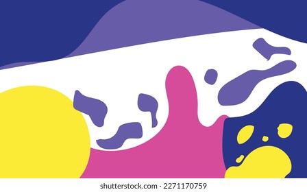 Diseño de fondo de degradado de color. Resumen de fondo geométrico con formas líquidas. Diseño de fondo frío para afiches. Ilustración vectorial Eps10.