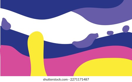 Color gradient background design. Abstract geometric background with liquid shapes. Cool background design for posters. Eps10 vector illustration.
