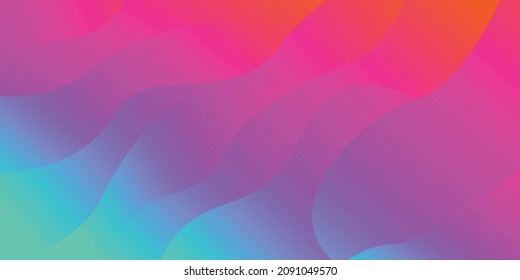 Color gradient background design. Liquid color background design. Fluid shapes composition. Cool background design for posters. Eps10 vector illustration.