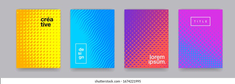 halftone backgrounds  color