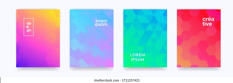 gradient trendy design vector