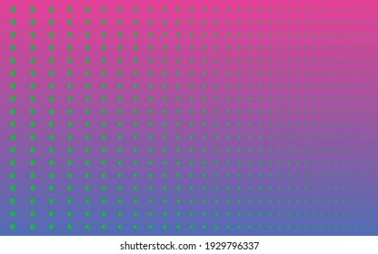 Color gradient background with geometric halftone pattern, vector. Abstract trendy graphic design with simple minimal halftone color gradient, modern pattern backgrounds