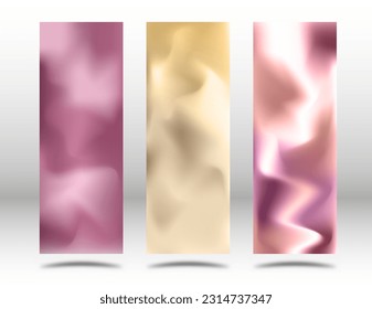 Color gradient background. A set of templates for corporate design. The idea of a cover, book, poster, banner. Interior design, prints and decorations. Creative design template