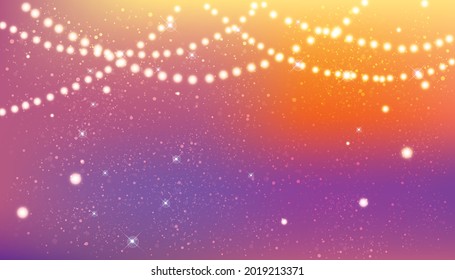 Fondo de degradado de color con brillo y desenfoque