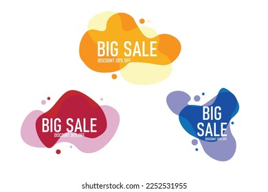 Diseño de plantillas de banners de degradado de color