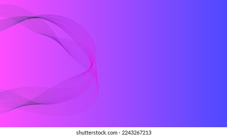 Diseño de fondo morado azul gradiente de color. Resumen de fondo geométrico con formas de líneas. Diseño de fondo frío para afiches. Ilustración vectorial Eps10