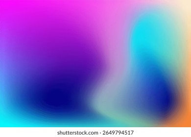  Gradiente de cor que combina tons de azul e rosa, misturando para um arranjo abstrato adequado para designs digitais ou impressos criativos.