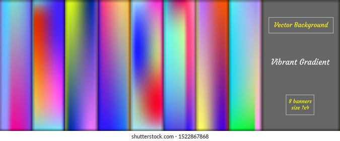 Color gradient cover design. Vibrant background for screen, poster, banner, wallpaper, social media post