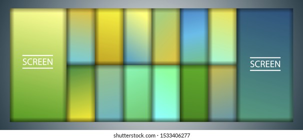 Color gradient cover design. Vibrant background for screen, poster, banner, wallpaper, social media post