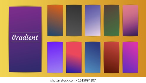 Color gradient cover design. Vibrant background for screen, poster, banner, wallpaper, social media post