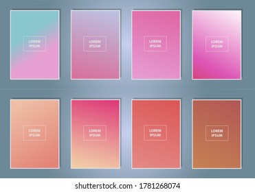 Color gradient cover design. Vibrant background for screen, poster, banner, wallpaper, social media post