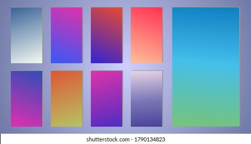 Color gradient cover design. Vibrant background for screen, poster, banner, wallpaper, social media post