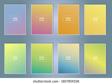 Color gradient cover design. Vibrant background for screen, poster, banner, wallpaper, social media post