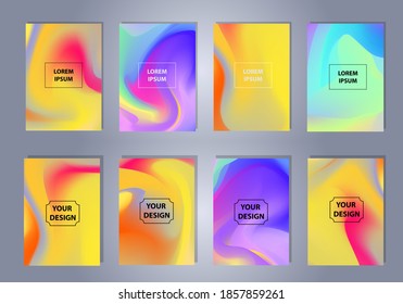 Color gradient cover design. Vibrant background for screen, poster, banner, wallpaper, social media post
