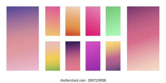 Diseño de la cubierta de degradado de color. Fondo vibrante para pantalla, afiche, pancarta, fondo de pantalla, publicación en medios sociales