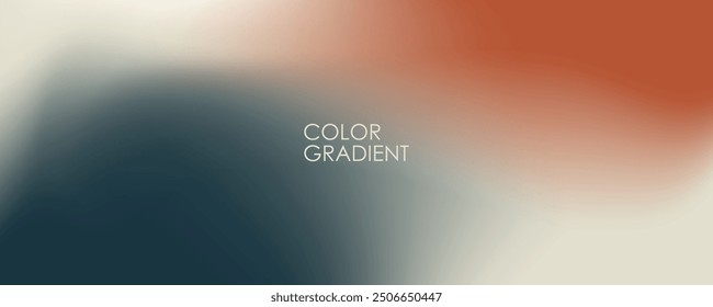 Color gradient. Defocused bright colored abstract background. Blurred vibrant colors for creative graphic design. Vector illustration.