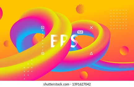 Color gradient fluid, modern stylish creative background, poster, banner, vector graphics	