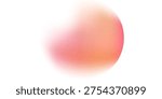 Color gradient, gradation circle, vector grain noise texture holographic blur abstract background. Color watercolor gradient blend mesh of neon iridescent colors gradation