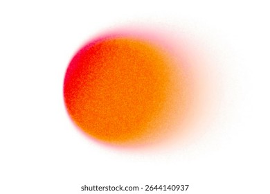 Color gradient, gradation circle, vector grain noise texture holographic blur abstract background. Color watercolor gradient blend mesh of neon iridescent colors gradation