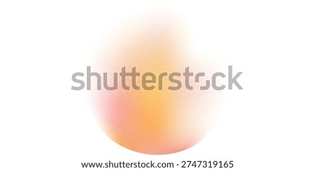 Color gradient, gradation circle, vector grain noise texture holographic blur abstract background. 