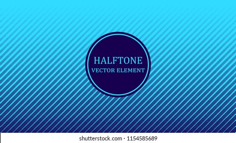 Color gradient halftone. Abstract halftone background. Vector illustration. Black circles.