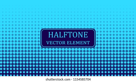 Color gradient halftone. Abstract halftone background. Vector illustration. Black circles.