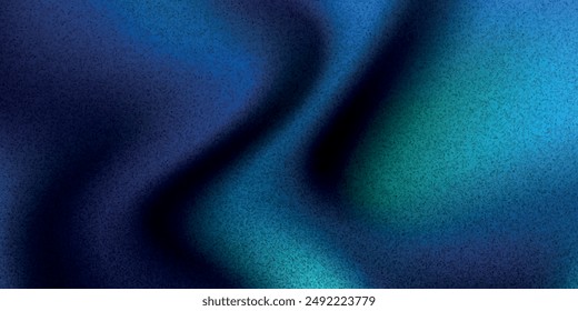 Luces de degradado de color sobre fondo negro, textura de gradación de grano azul y rojo abstracto, Vector de fondo abstracto
