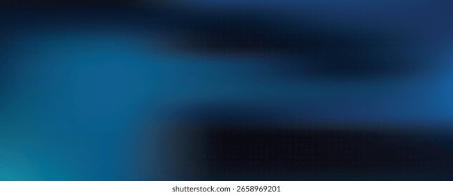 Luces de gradiente de color sobre fondo negro, textura de gradación de grano azul y rojo abstracto, Vector de fondo abstracto