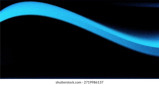 Luces de gradiente de color sobre fondo negro, textura de gradación de grano azul y rojo abstracto, Vector de fondo abstracto Eps10

