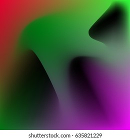 Color gradient mesh background in rainbow colors. Abstract smooth blurred texture.