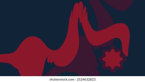 color gradient poster background vector. retro wall decoration, geometric shape. Vintage art for interior, decorative, banner, cover, card