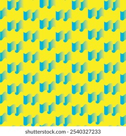color gradient poster background vector. wall decoration, groovy, trippy, geometric shape. Vintage hippie wall art for interior, decorative, banner, cover, card. yellow background