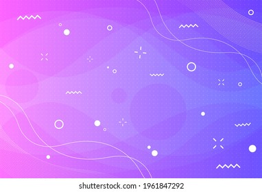 Color gradient purple pink background design. Abstract geometric background with liquid shapes. You can use for design cover brochure, book, banner web, poster, advertising