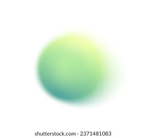 Color gradient round shape vector abstract background. Bright watercolor effect mesh with transparent part along the border, organic form.