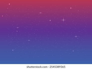 Color Gradient starry night background